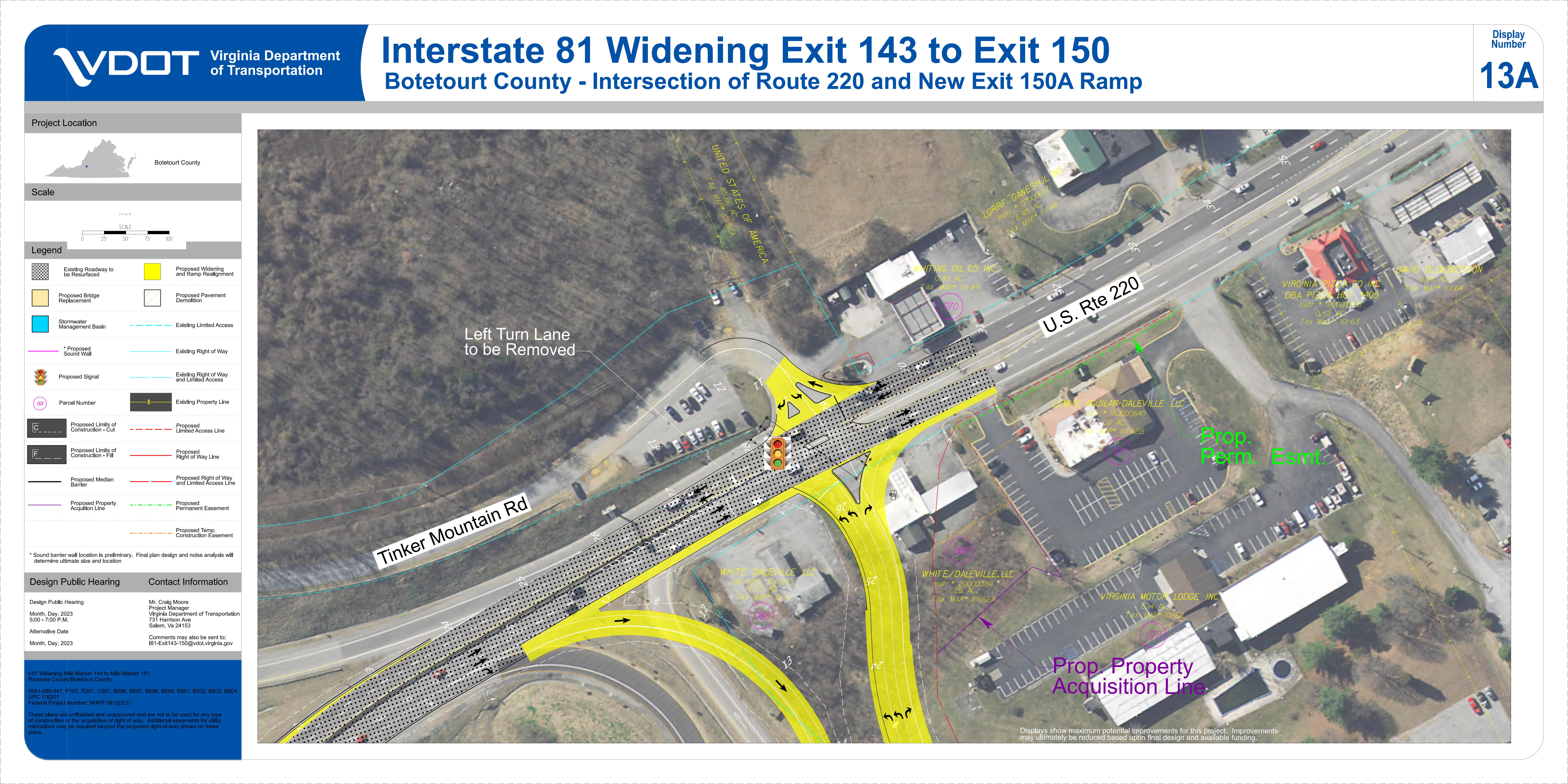 Exit 150 Proposed Ramp Modifications