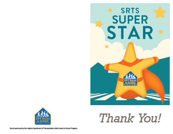 Super Star Thank You Card